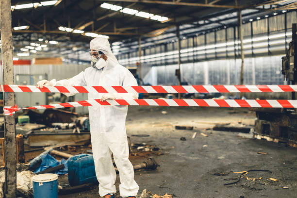 Professional Biohazard technician working in Louisville, NE